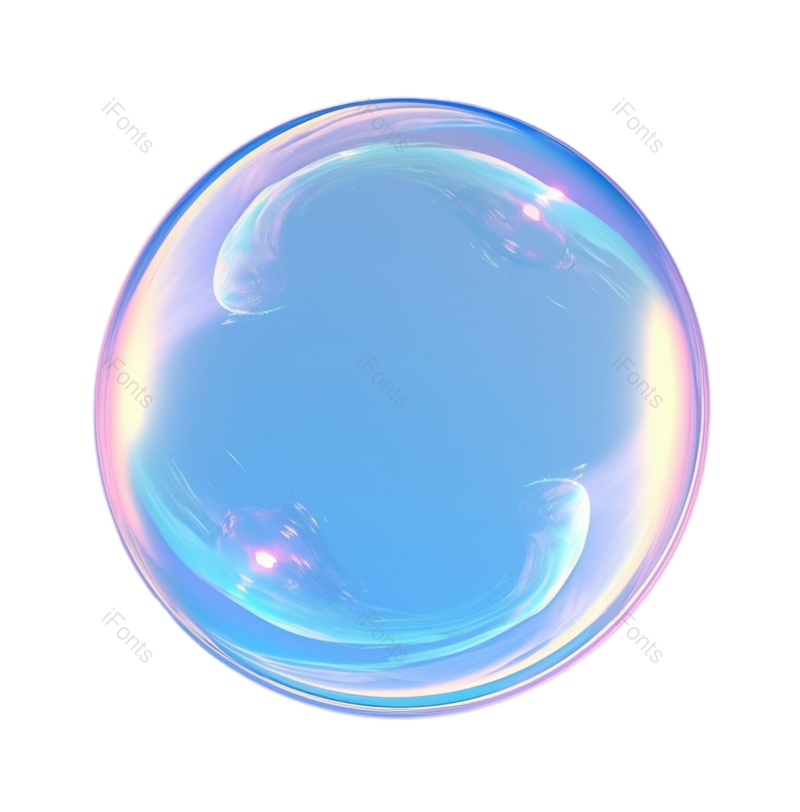 边框图片,蓝色元素,气泡PNG,抽象免抠素材